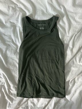 American Eagle Outfitters Olive Green Tank Top size small